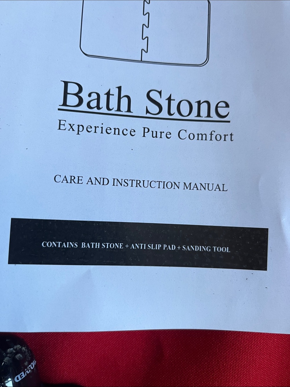 Diatomaceous Bath Stone- White
